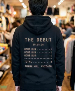 2026 the debut chicago 3 home runs t shirt giveaway 3