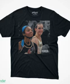 caitlin clark laughing at angel reese shirt 1
