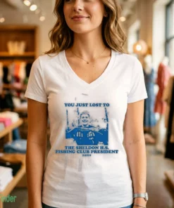 justin hebert sheldon h.s. fishing club president t shirt 2