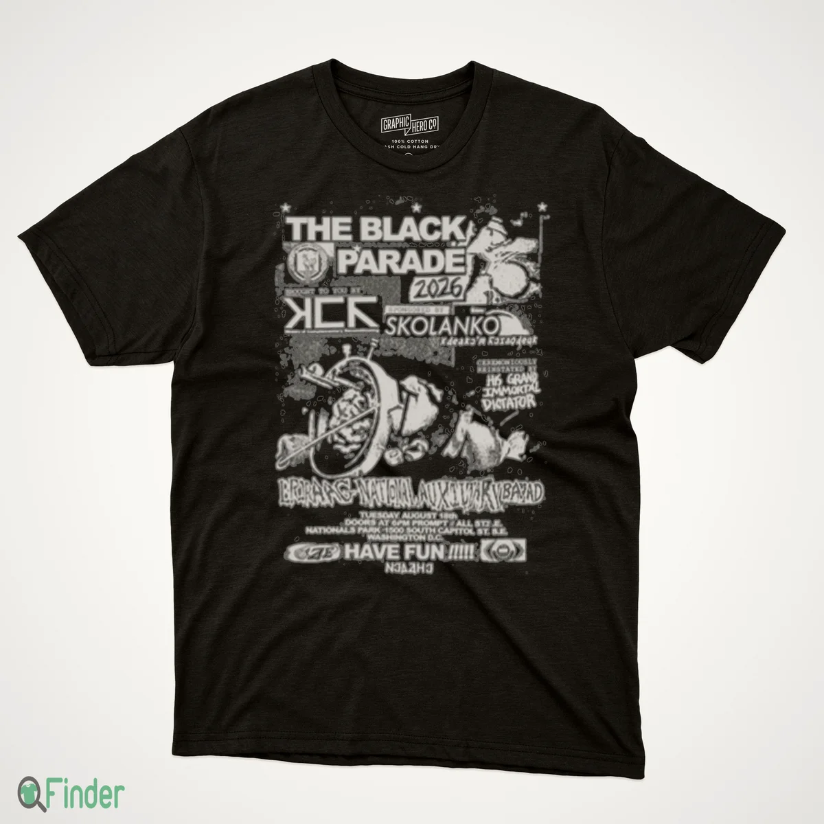 mcr washington dc august 18 2026 concert tour t shirt 1 mcr washington dc august 18 2026 concert tour t shirt 1