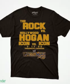 the rock hollywood hulk hogan ripple junction wrestlemania x8 t shirt 1
